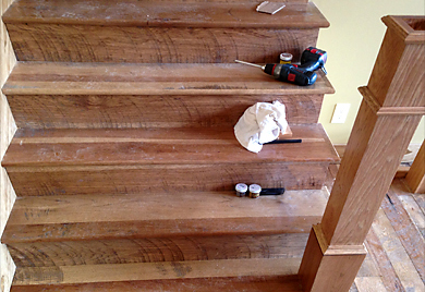 We can match stair treads and parts to your floor